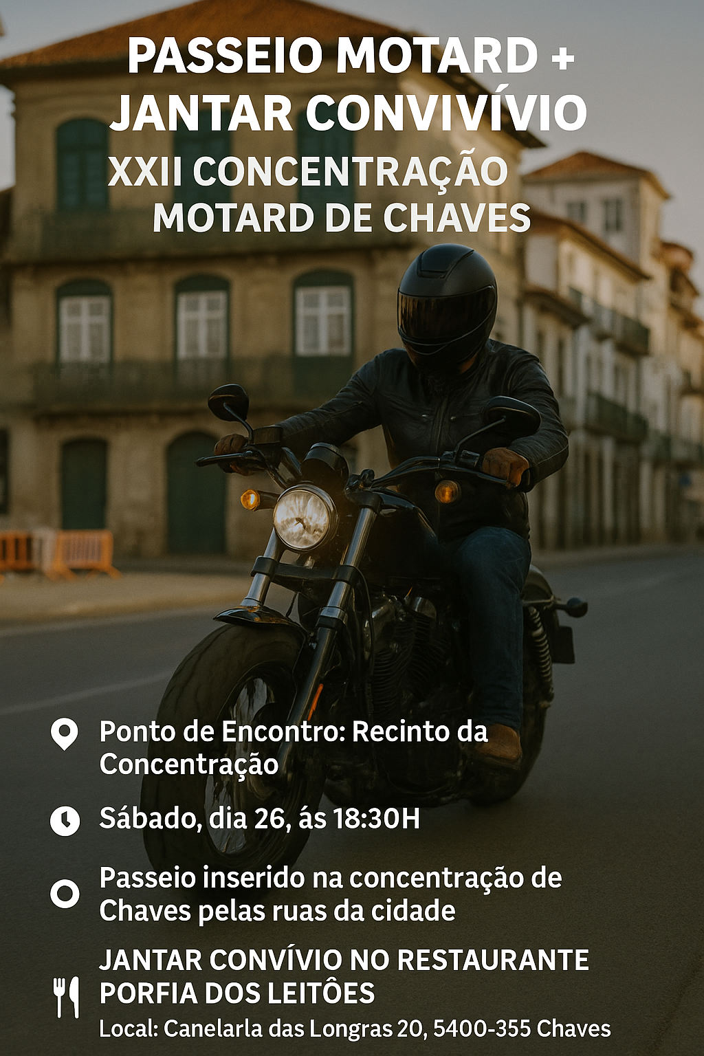 Cartaz Jantar Convívio